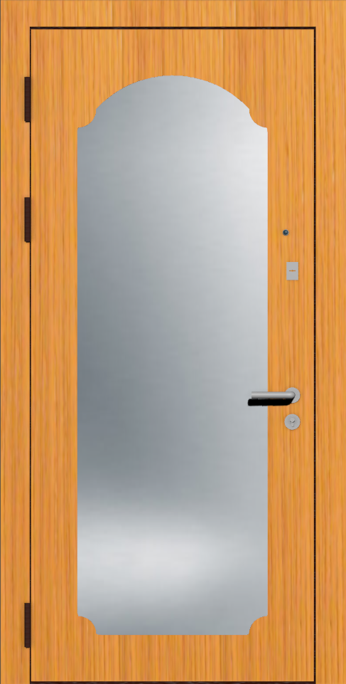 Входная дверь шпон с зеркалом красногорск